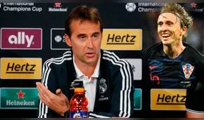Julen Lopetegui: “Modric y Kovacic van a ser muy felices en el Real Madrid” [VIDEO]