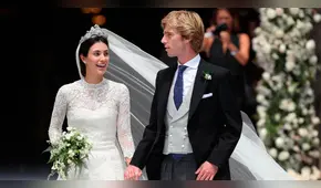 Alessandra de Osma sufre percance con su vestido en el día de su boda [VIDEO]