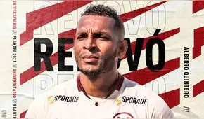 Universitario: Alberto Quintero renovó por dos temporadas con el conjunto crema
