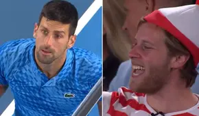 Djokovic detiene el juego para pedir que saquen a un hincha “borracho” que lo molestaba