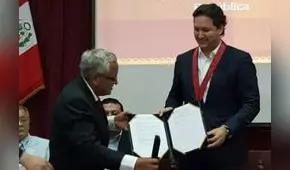 Daniel Salaverry arribó Lambayeque para encuentro regional con alcaldes [VIDEO]