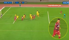 Iván Santillán marcó soberbio golazo y puso el empate en el Universitario vs. UTC [VIDEO]