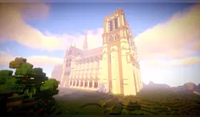 Réplica en Minecraft de la Catedral de Notre Dame demuestra su impresionante arquitectura [FOTOS Y VIDEO]