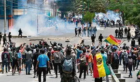Protestas en Bolivia: al menos 20 heridos por enfrentamientos tras renuncia de Evo Morales [VIDEOS]