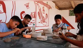 Lambayeque: niños y jóvenes participan en talleres gratuitos en museo Tumbas Reales