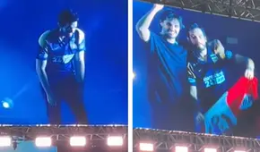 Integrante de Morat cerró su tercer concierto utilizando la camiseta de Alianza Lima