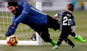 YouTube: Isco le hizo una ‘huacha’ a su hijo de 3 años y se vuelve viral [VIDEO]