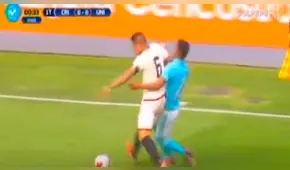 Sporting Cristal vs. Universitario: ¿Vargas mereció la roja por esta acción? [VIDEO]