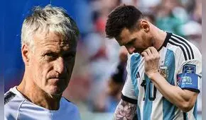 Deschamps revela lo que hará para contrarrestar a Messi en la final del Mundial Qatar 2022