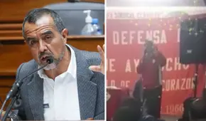 Exministro Iber Maraví fue captado azuzando marchas en la región Ayacucho