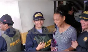 Odebrecht: exvoleibolista Jessica Tejada salió en libertad [VIDEO]