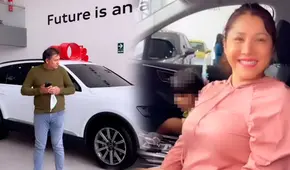 Esposo de Lesly Castillo la sorprende regalándole una camioneta antes de acabar el 2022