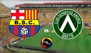 ¡No tuvo piedad! Barcelona SC goleó 4-0 al América de Quito [RESUMEN]