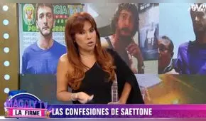 Magaly sobre lo declarado por Edu Saettone: “¿Él no consumió cocaína? Le debe haber afectado el cerebro”