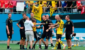 Jugador del Borussia Dortmund defendió a niño de agentes de seguridad [VIDEO]