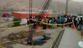Mi Perú: Dos trabajadores fallecen tras recibir descarga eléctrica | VIDEO