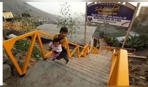 Independencia: Municipalidad de Lima inaugura 17 nuevas escaleras [FOTOS]