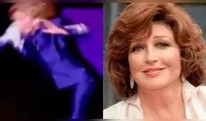 Angélica María se pronunció tras aparatosa caída en concierto 