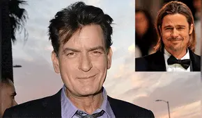 Charlie Sheen reveló inédita imagen de Brad Pitt antes de ser galán de Hollywood [FOTO]