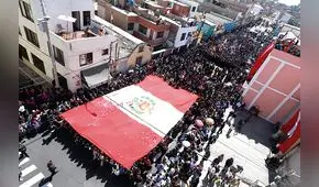 Reincorporación de Tacna sin procesión de la bandera