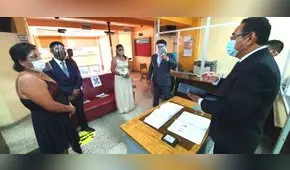 Piura: celebran el primer matrimonio en Paita luego de cuatro meses de cuarentena