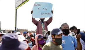 Conflicto en Ica: enfrentamientos en medio de protesta contra “Ley Chlimper”