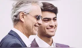 Andrea Bocelli canta tema con su hijo y voz del joven roba corazones de fans