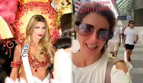 Alessia Rovegno en el Miss Universo 2022: Bárbara Cayo llegó a EE. UU. para apoyar a su hija 