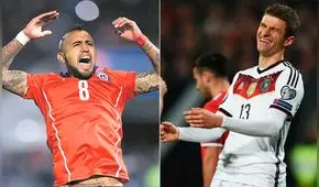 Arturo Vidal se molestó con Thomas Müller por celebrar triunfo alemán con esta foto