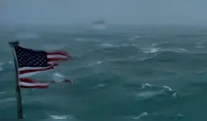 YouTube: el huracán Florence  se ve y escucha así desde cámara en vivo [VIDEO]