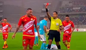 Sporting Cristal vs. Sport Huancayo: Neumann fue expulsado por criminal patada sobre Cazulo [VIDEO]
