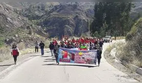 Sexta marcha en tributo a Mártires de Tarata llega a Tacna
