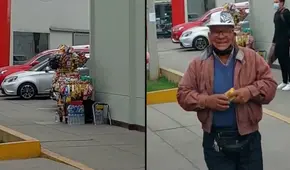 ‘Panchito’, el vendedor de golosinas de la USMP, reconoce a una egresada y le regala galletas