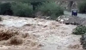 Cieneguilla: piden apoyo tras desborde del río Lurín [VIDEO]