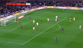 Barcelona vs Sevilla: Sergi Roberto pone la goleada tras genial pase de Messi [VIDEO]