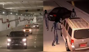 Delincuentes armados asaltaron a una familia en el túnel de la Línea Amarilla [VIDEO]