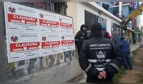 El Agustino: bares clandestinos fueron clausurados con bloques de concreto