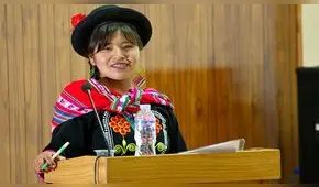 Puno: Blanca Quispe, la joven universitaria que sustentó su tesis en aymara [VIDEO]
