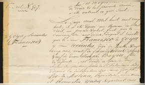 Acta de defunción de Goya entre los archivos solicitados en la biblioteca digital del Prado