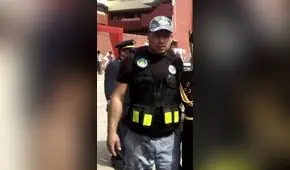 Detienen a sereno que desató balacera en la vía pública