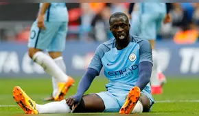 Yaya Touré regala brutal patada y protagoniza una de las expulsiones más rápidas del fútbol [VIDEO]