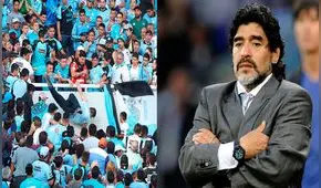 Maradona pide justicia por el hincha de Belgrano que falleció en el clásico de Córdoba