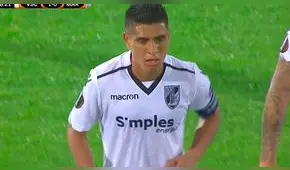 Paolo Hurtado anota gol y le da el triunfo al Vitoria Guimaraes sobre Marsella en Europa League [VIDEO]