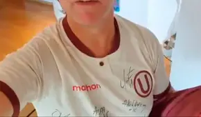 Líder de Vilma Palma se declara hincha de Universitario y manda emotivo saludo [VIDEO]
