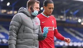 Liverpool reveló que Van Dijk será operado tras sufrir rotura de ligamentos