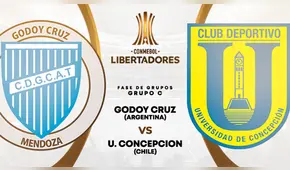 Godoy Cruz venció 1-0 a la U. Concepción y va a los octavos de Copa Libertadores