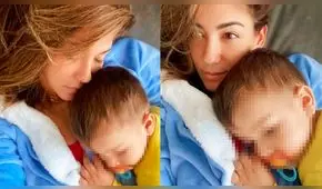 Tilsa Lozano y Miguel Hidalgo celebran juntos el cumpleaños de su hijo