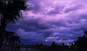 Huracán Dorian: ¿por qué el cielo se volvió púrpura en Florida?