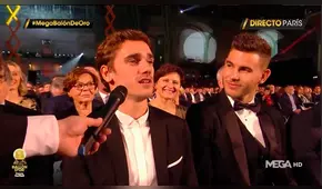Griezmann con ironía mostró su disgusto de cómo se elige al ganador del Balón de Oro 2018