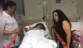 Evangelina Chamorro: lo perdió todo por huaico, pero se recupera en hospital